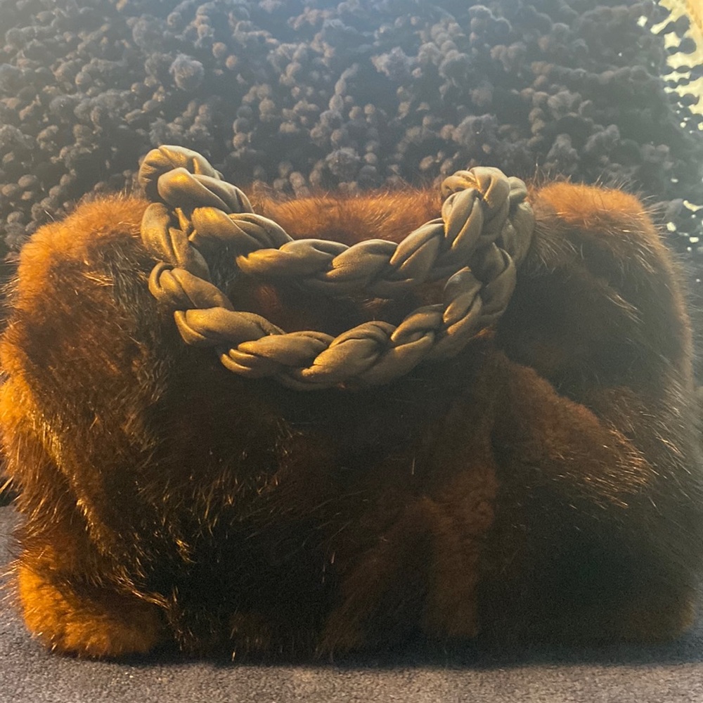 My little brown fur bag, small.
